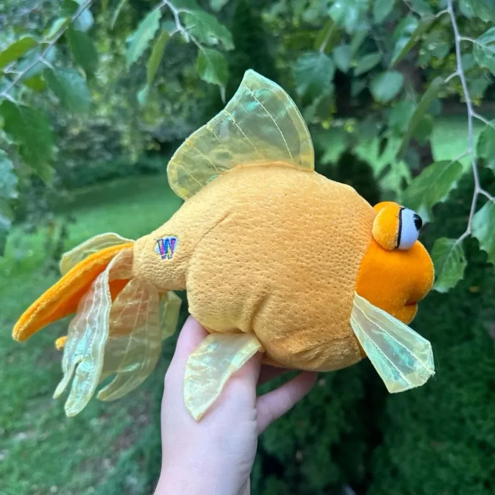 Retired Webkinz Stuffed Orange Goldfish Plush Toy 2008